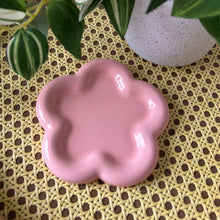 Load image into Gallery viewer, Pink Floral Decorative Jewellery Tray