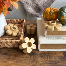 Load image into Gallery viewer, Hazelnut Autumn Candle Stick Holder: Taper or Pillar Candle Holder
